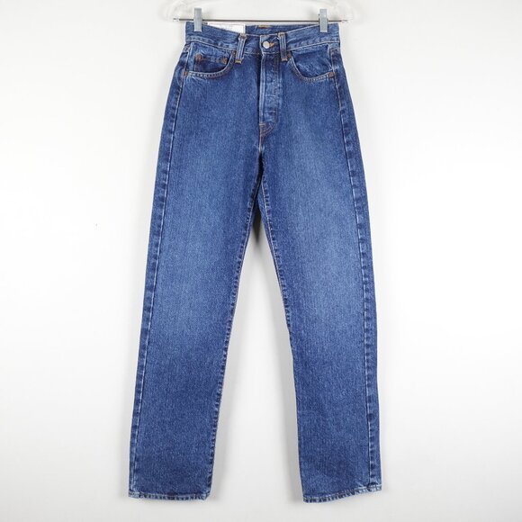 NEW REPLAY Italy Straight Leg High Waist Jeans Women's 27 Regular M908 - Picture 2 of 12